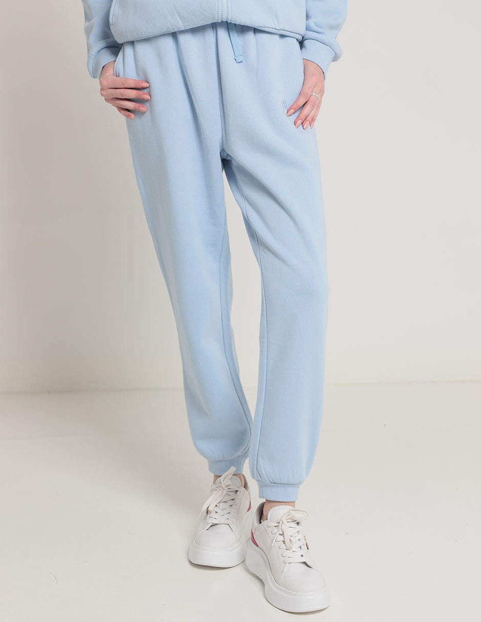 Pants regular con jareta para mujer