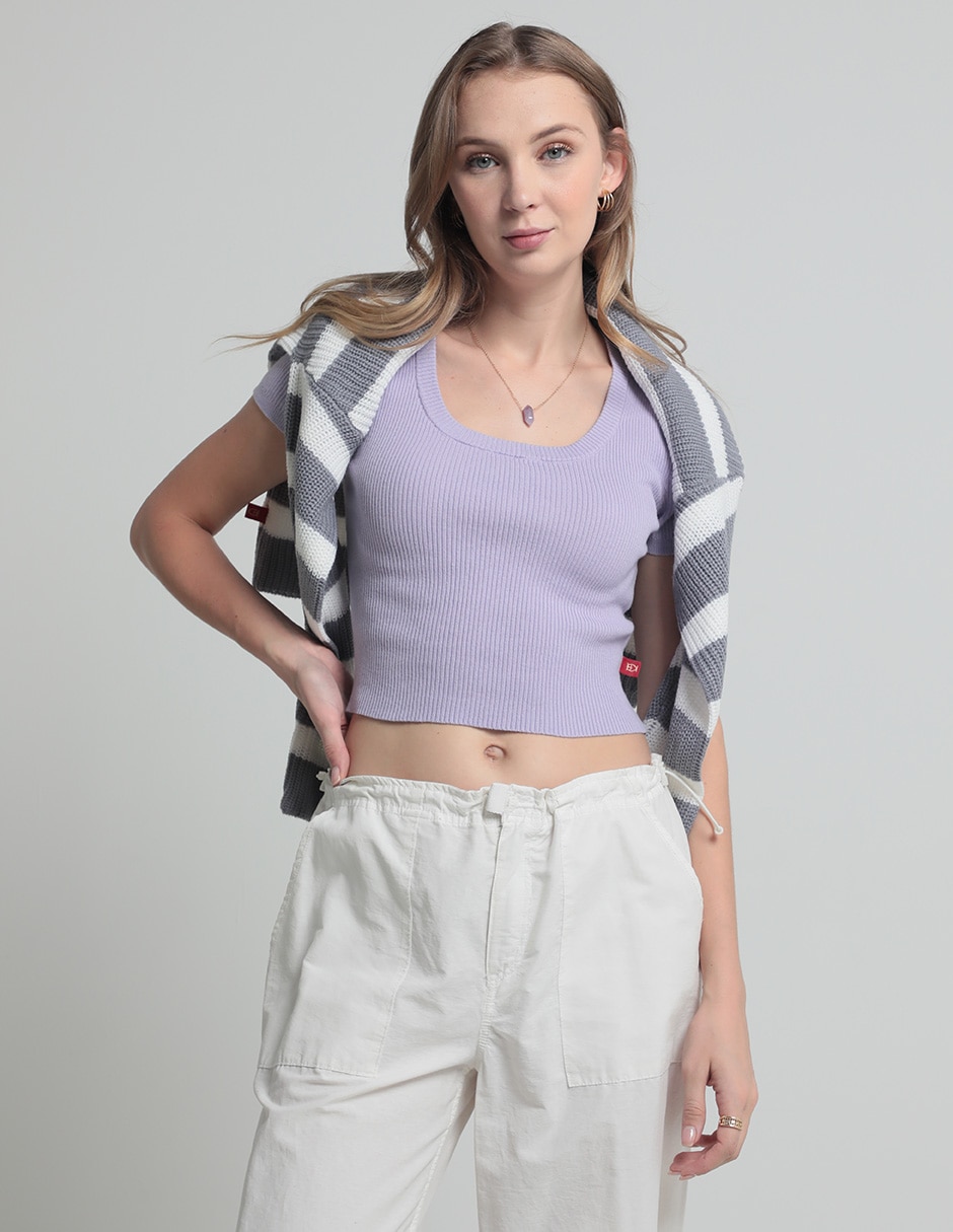 Blusa Mossimo manga corta para mujer