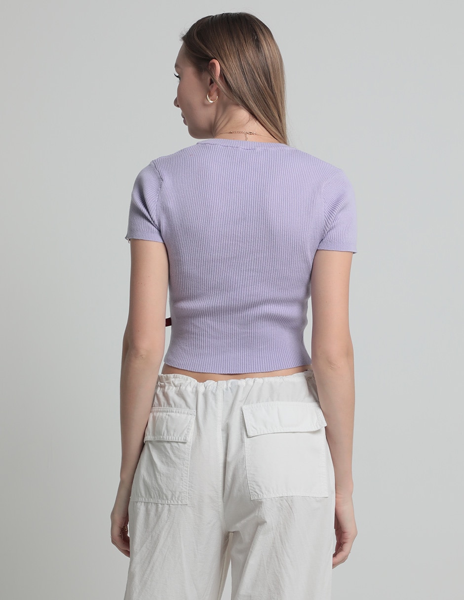 Blusa Mossimo manga corta para mujer