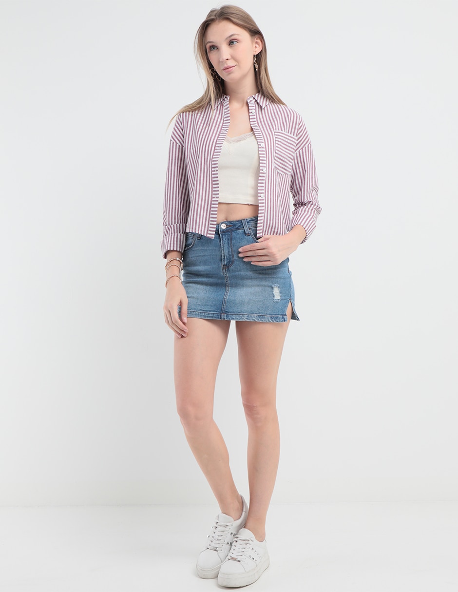 Blusa Mossimo manga larga para mujer