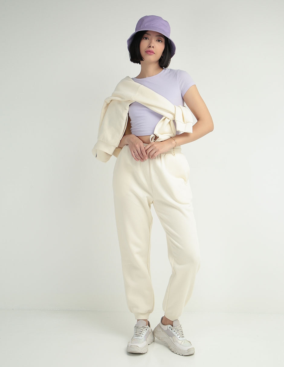 Pants regular con jareta para mujer Pants regular con jareta para mujer