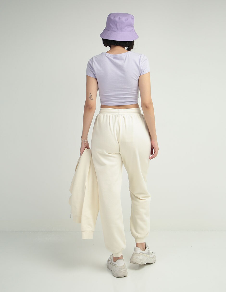 Pants regular con jareta para mujer 2