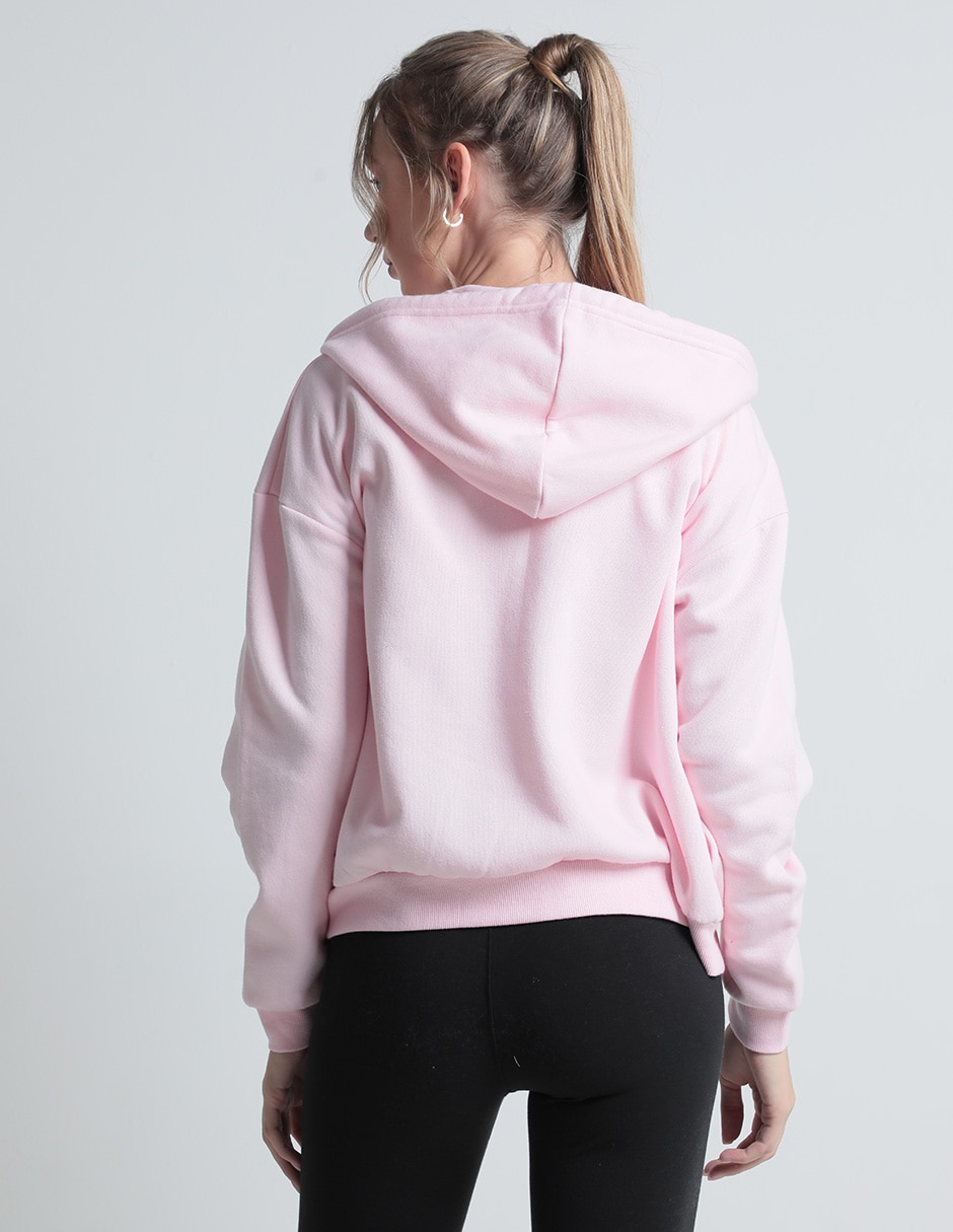 Sudadera con capucha y bolsa para mujer
