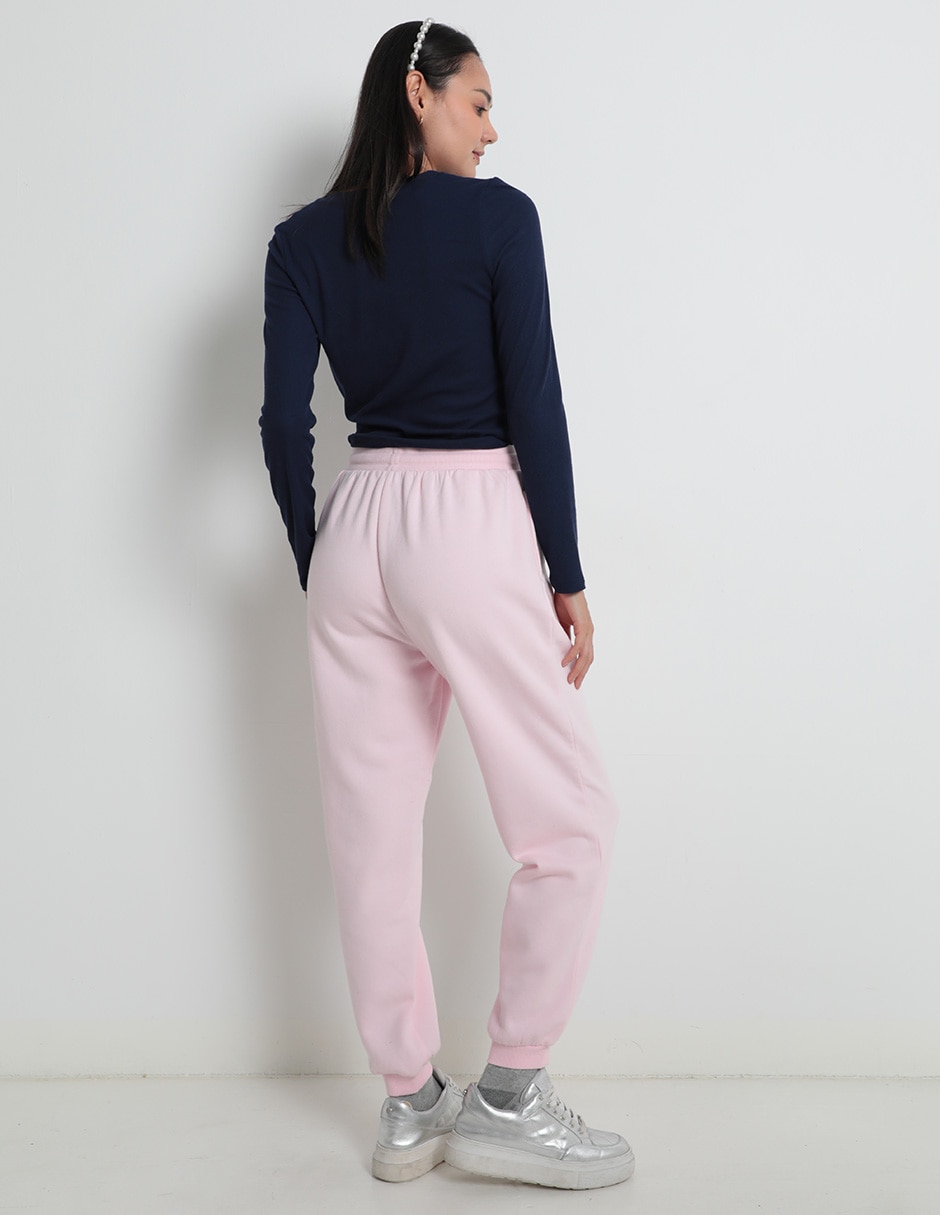 Pants slim con jareta para mujer 4