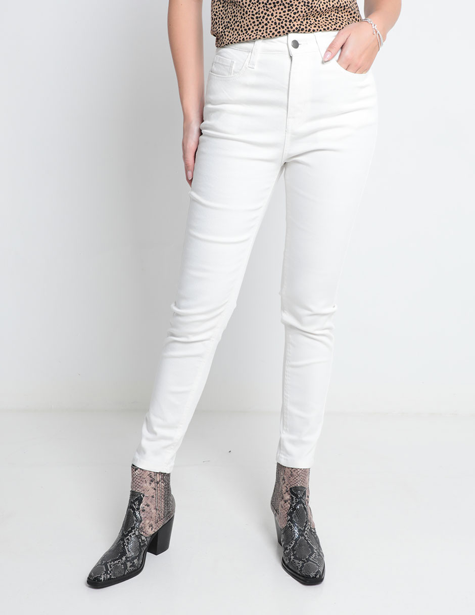 Jeans straight corte cintura para mujer Jeans straight corte cintura para mujer