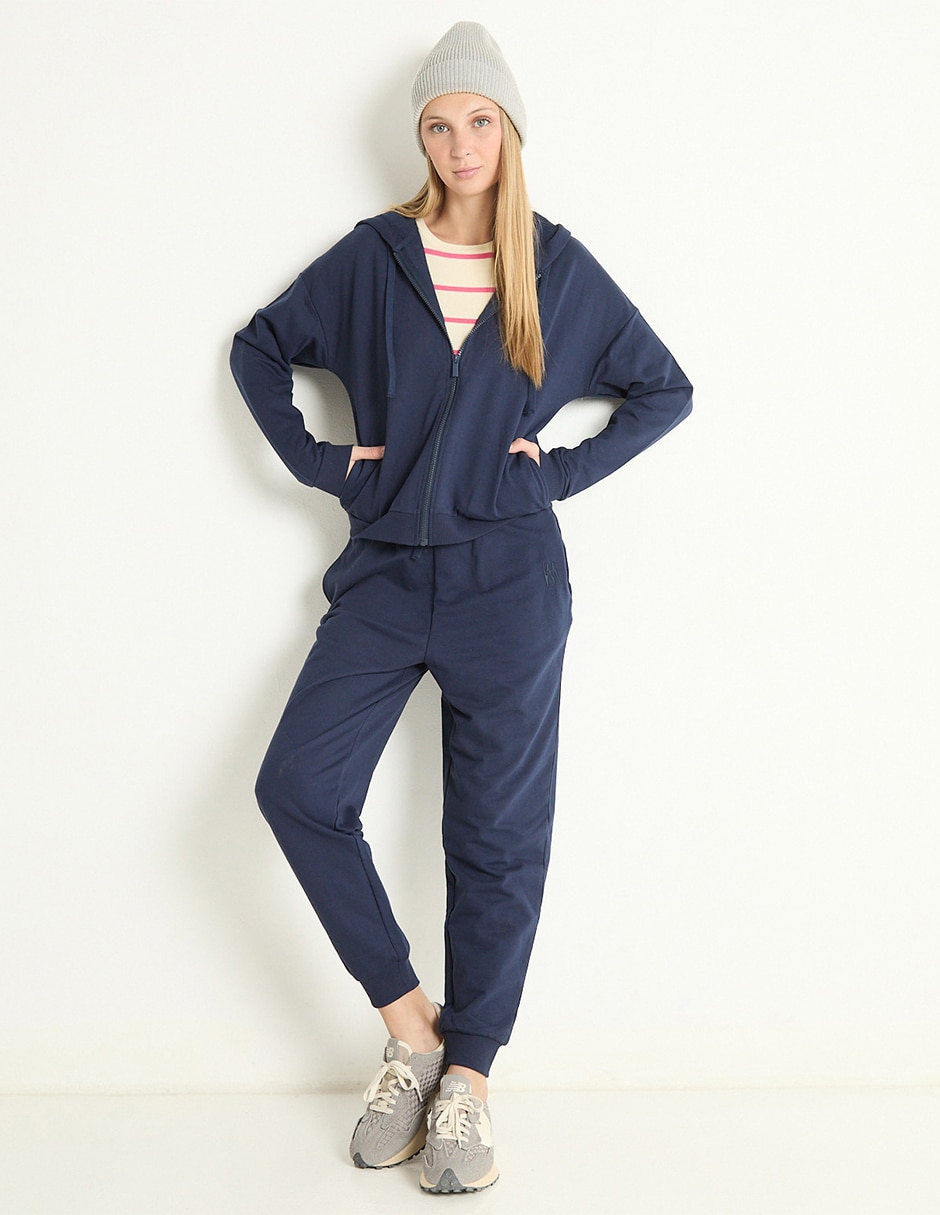 Sudadera con capucha y bolsa para mujer 3