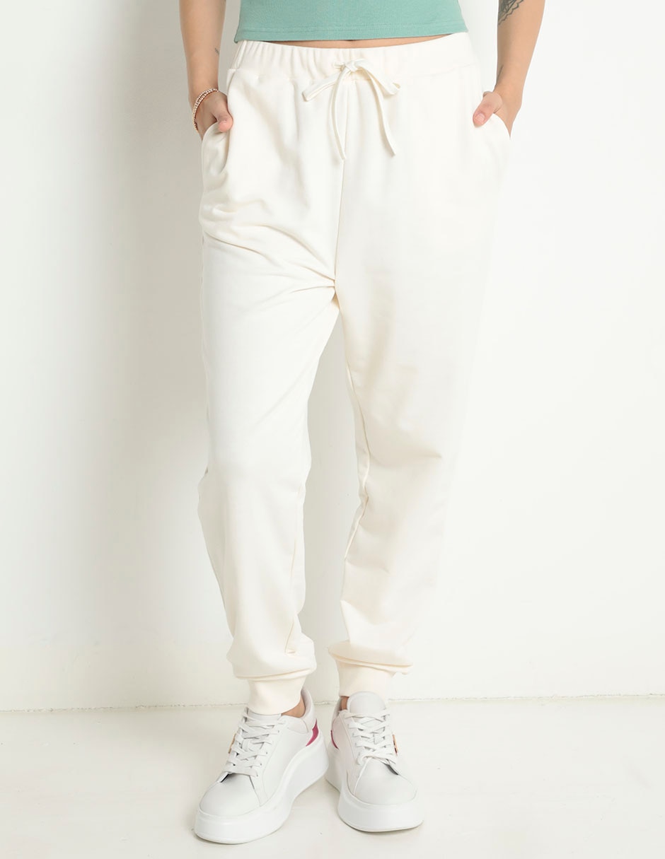 Pants regular con jareta para mujer Pants regular con jareta para mujer