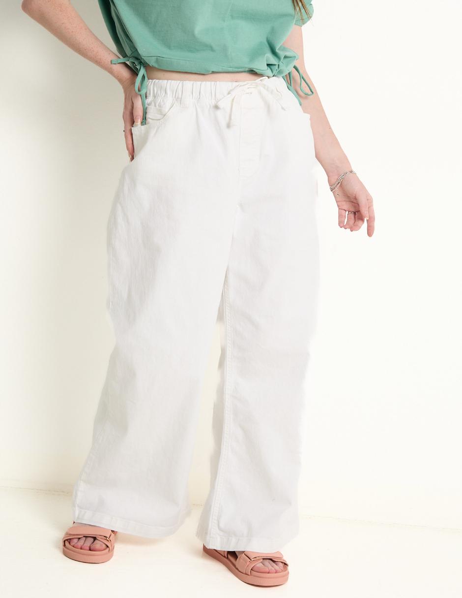 Pantalón relaxed amplio para mujer