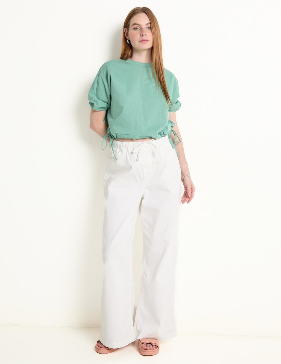 Pantalón relaxed amplio para mujer 3