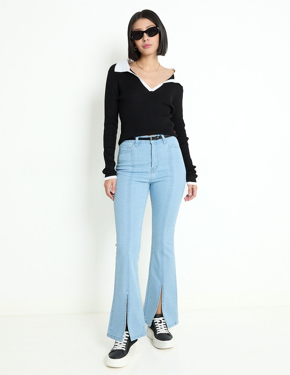 Jeans regular para mujer