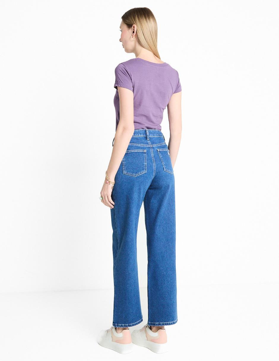 Jeans straight para mujer 2