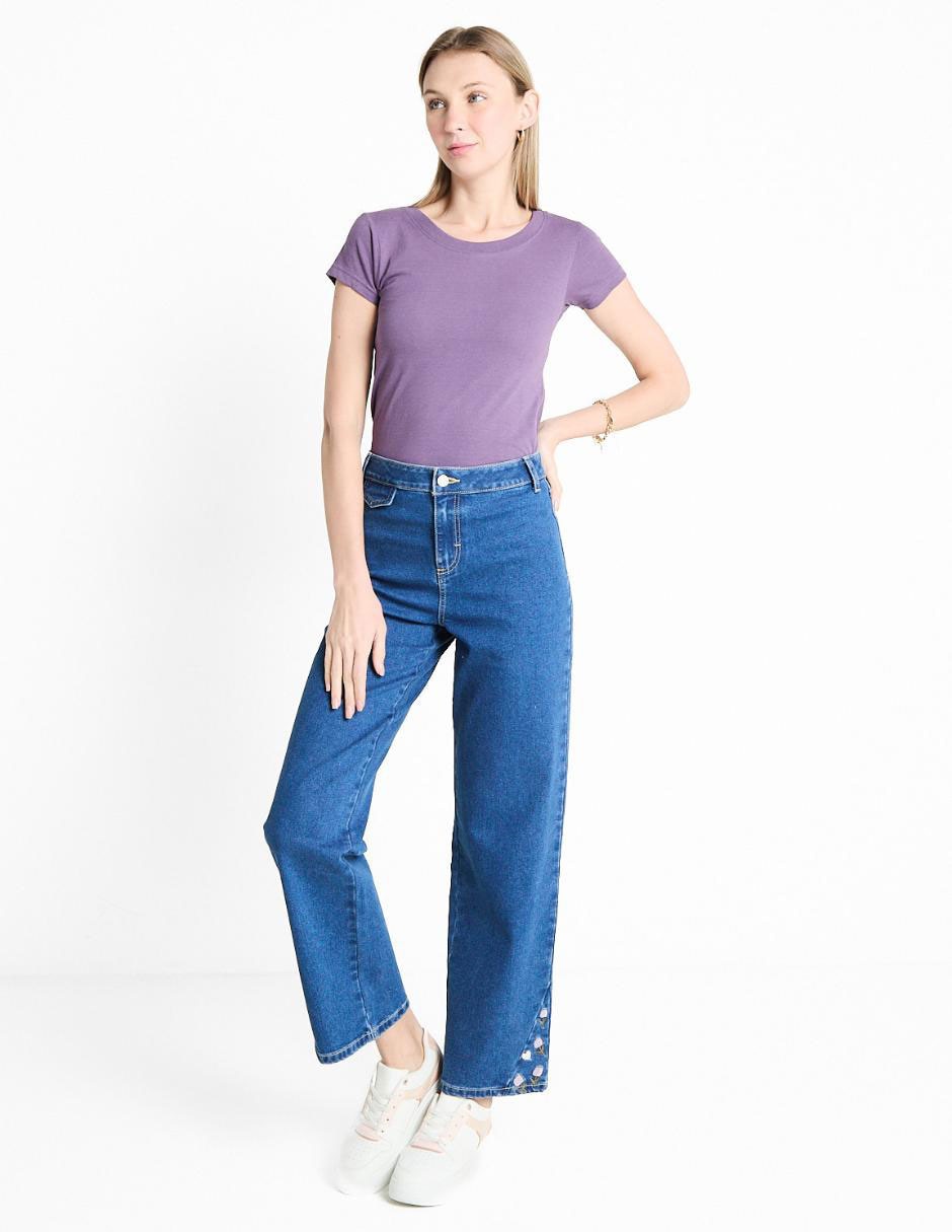 Jeans straight para mujer 3