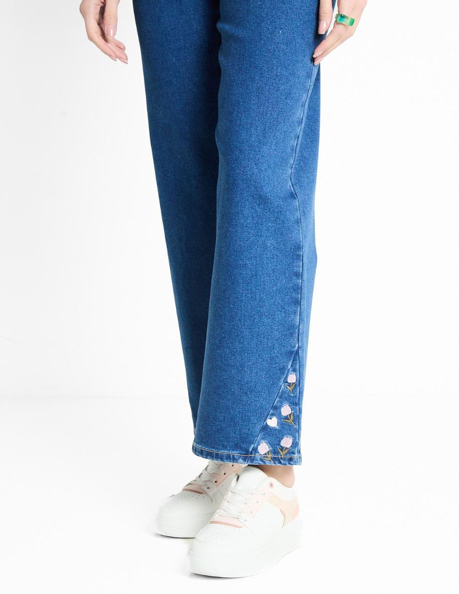Jeans straight para mujer 4