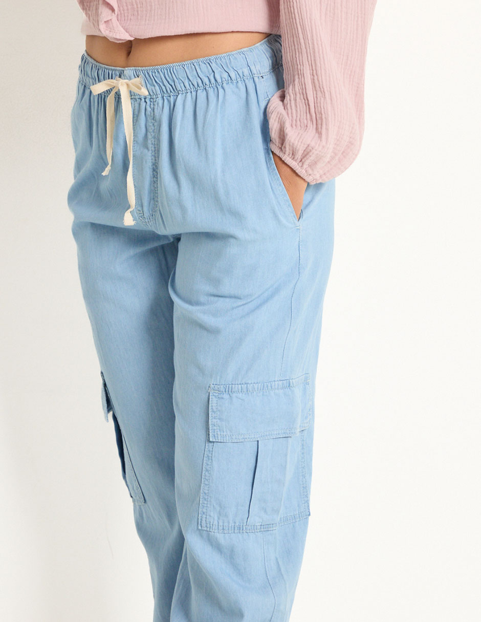 Jeans relajado Mossimo corte cintura para mujer