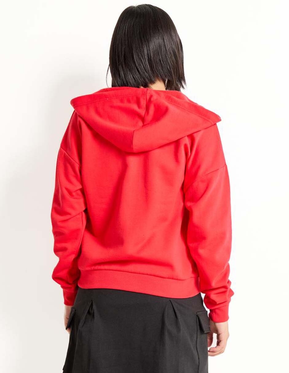 Sudadera con capucha y bolsa para mujer 2