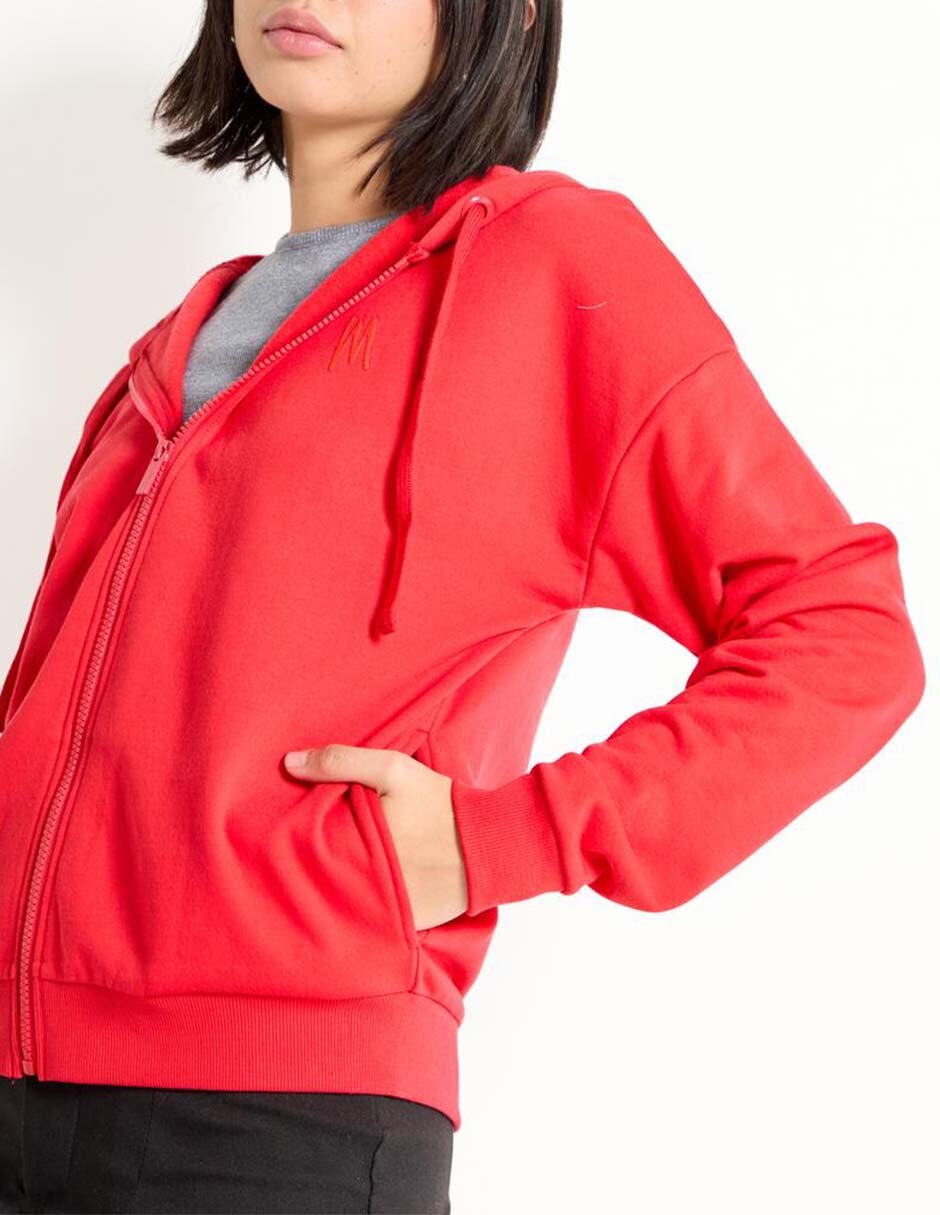 Sudadera con capucha y bolsa para mujer 4