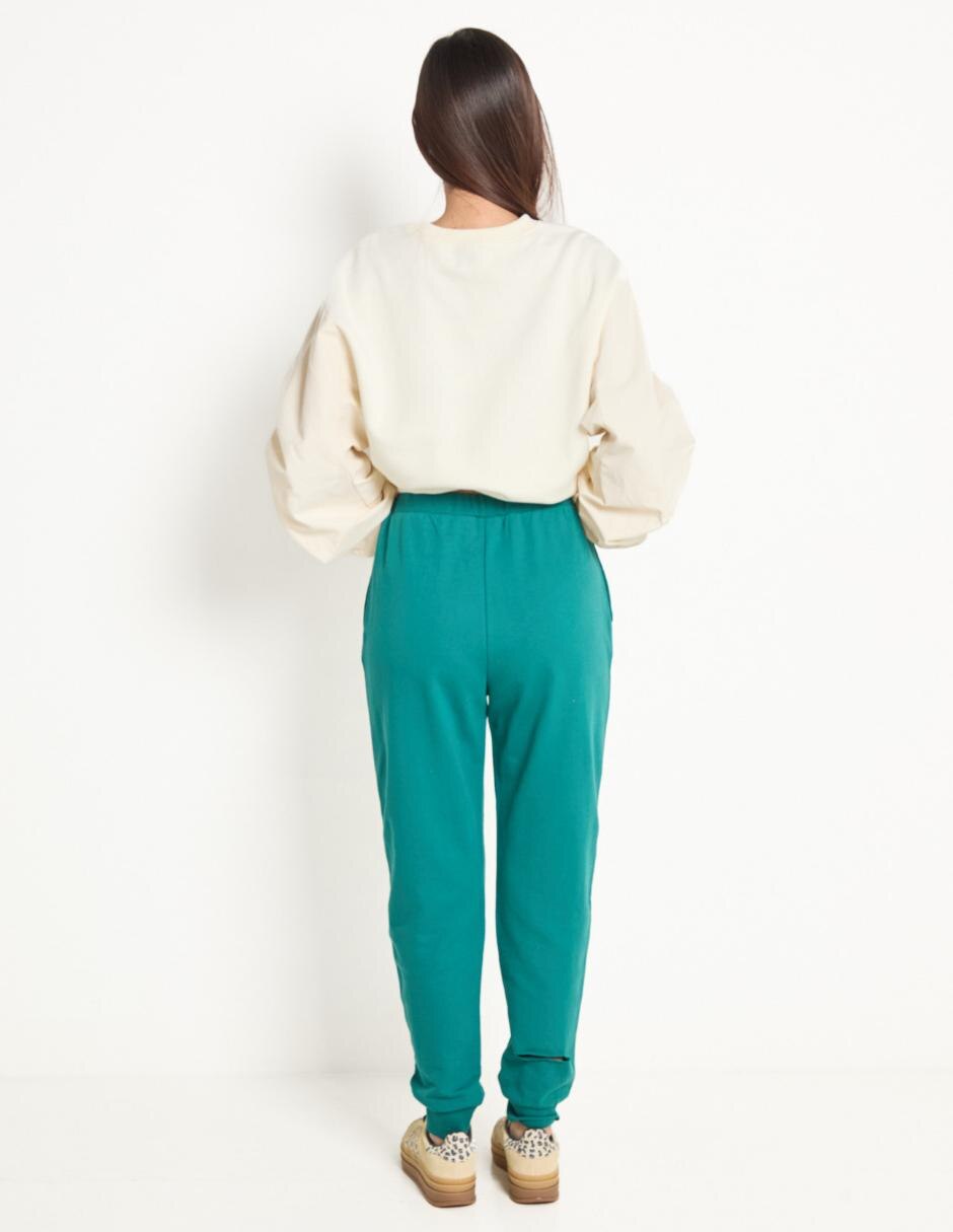 Pants regular con jareta para mujer 2