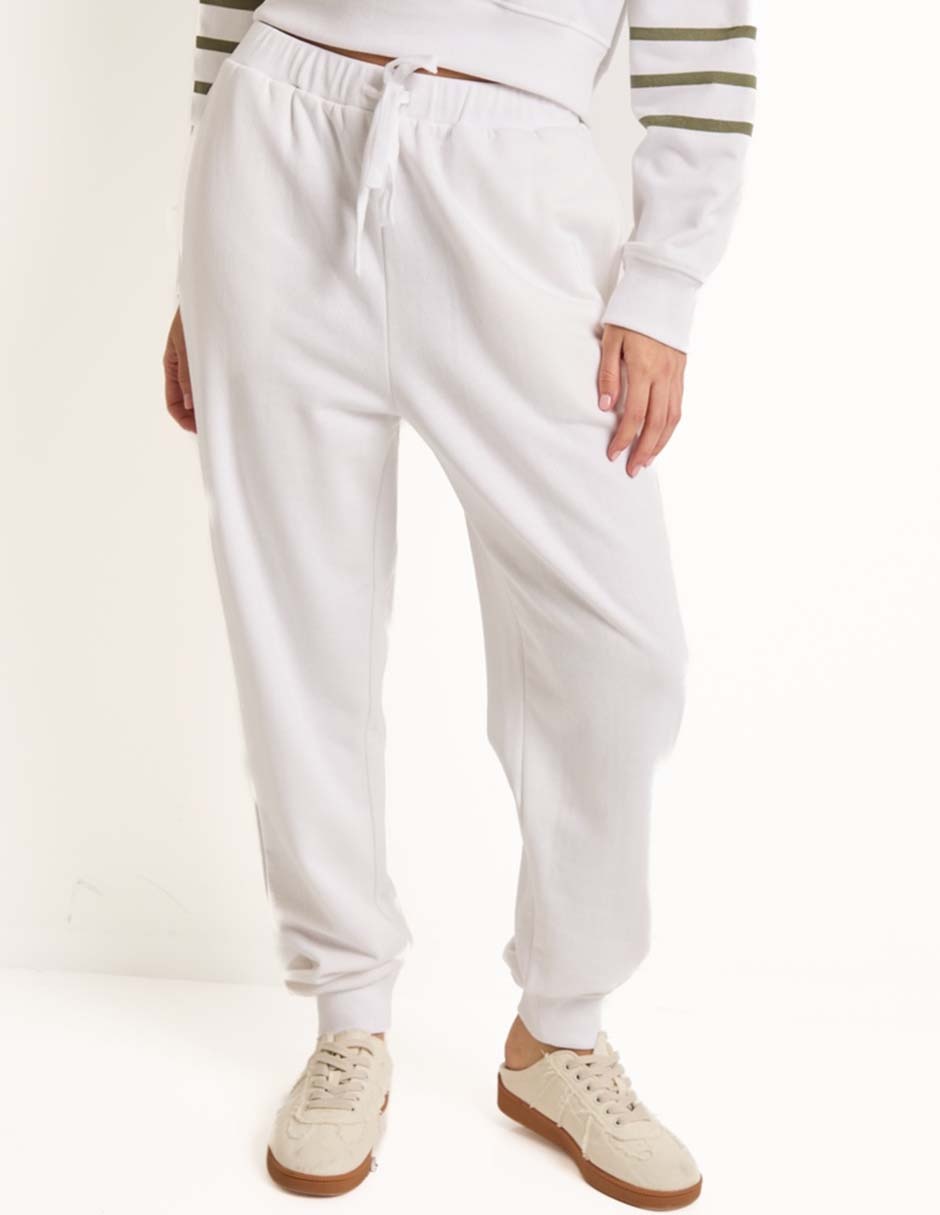 Pants regular con jareta para mujer