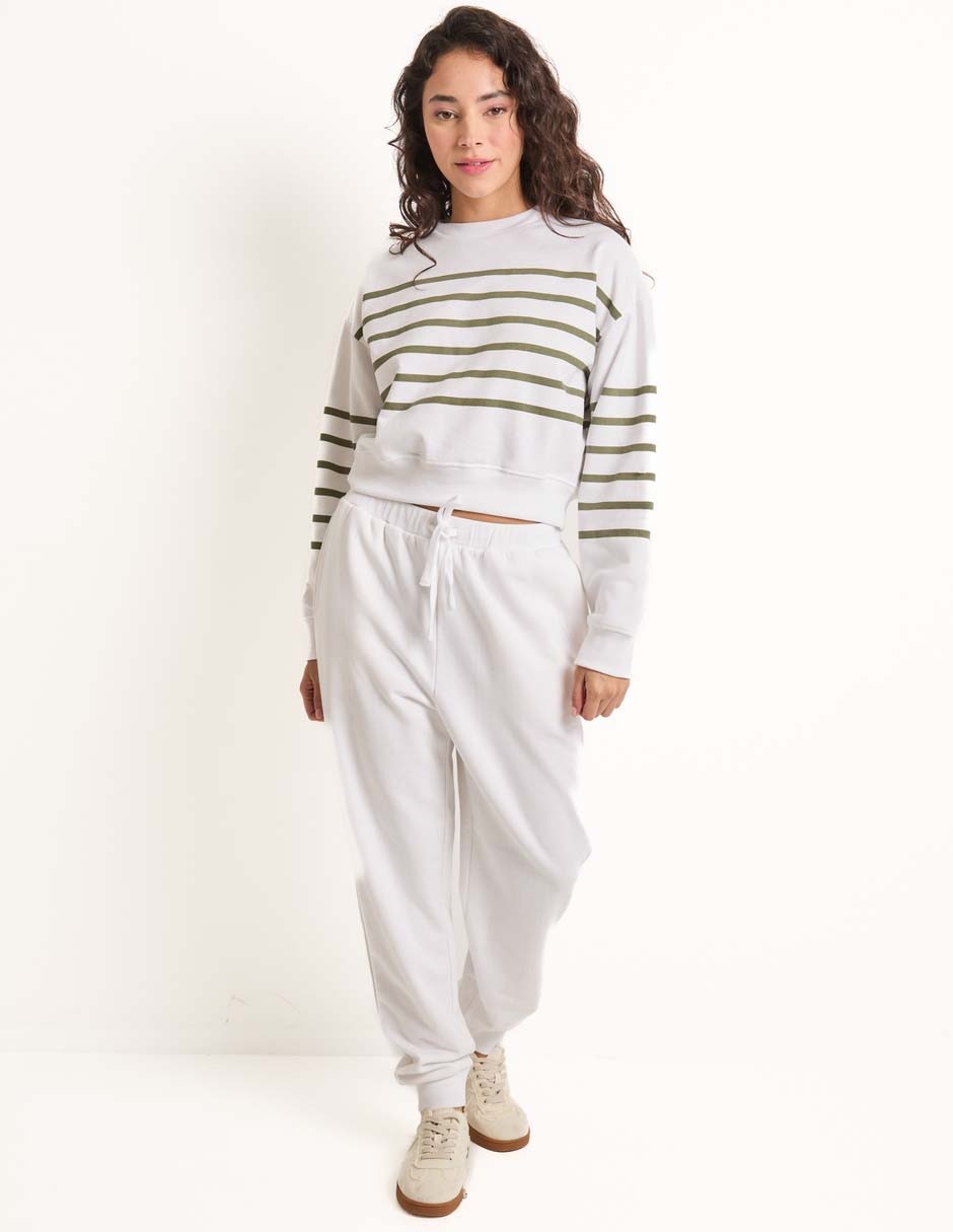 Pants regular con jareta para mujer 3