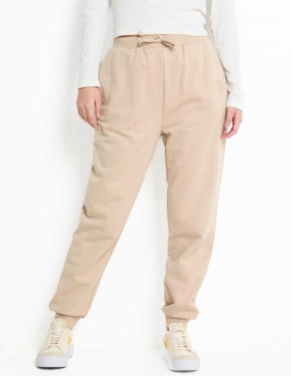 Pants regular con jareta para mujer