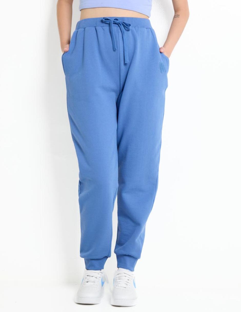 Pants regular con jareta para mujer