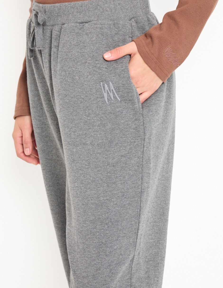 Pants straight con agujeta para mujer 4