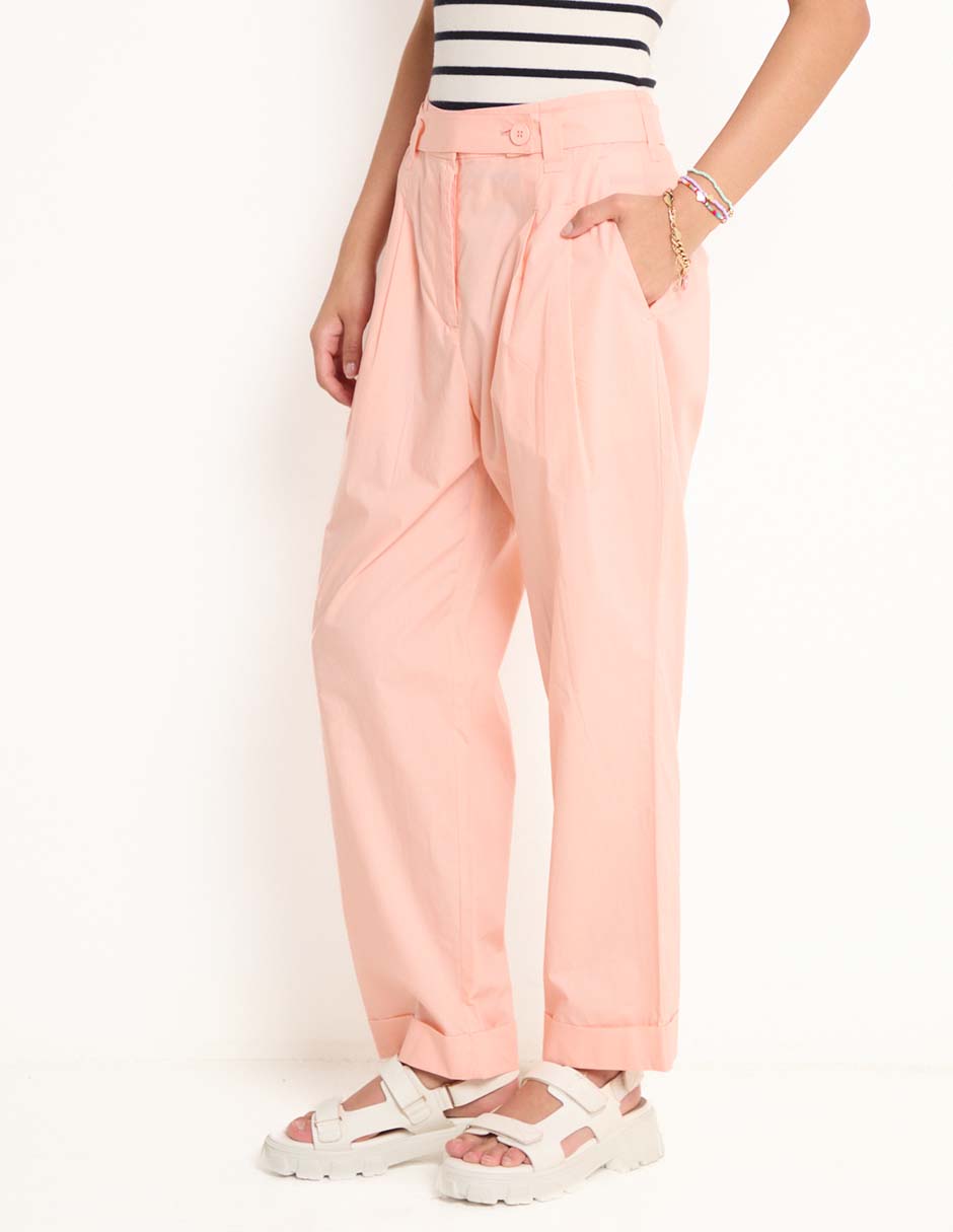Pantalón chino straight para mujer