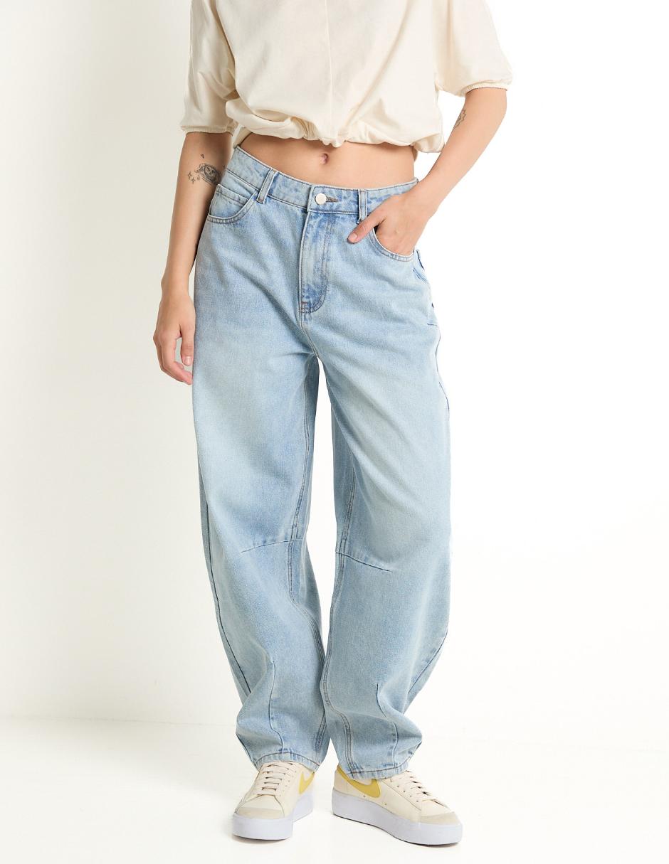 Jeans relaxed amplio para mujer