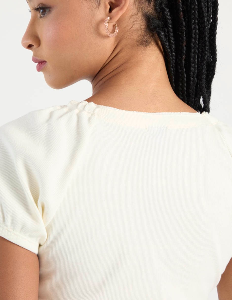 Playera manga corta Mossimo cuello redondo para mujer
