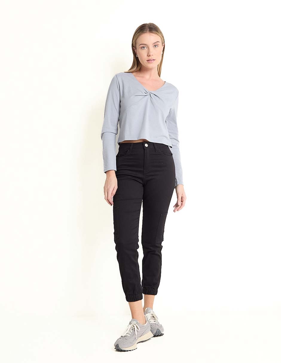 Blusa manga larga para mujer 3