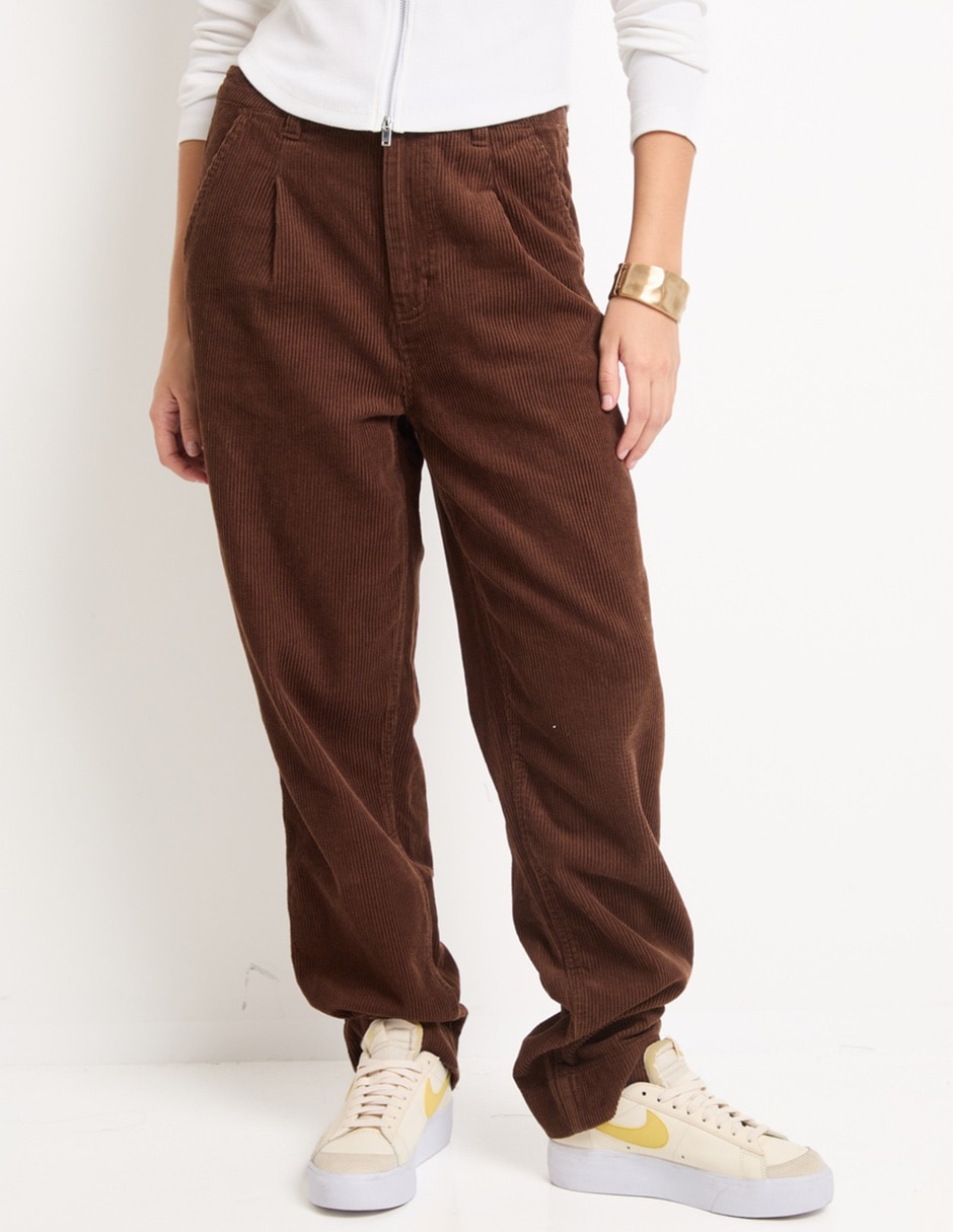 Pantalón relaxed straight para mujer