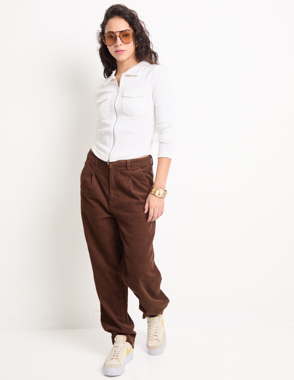 Pantalón relaxed Mossimo straight para mujer