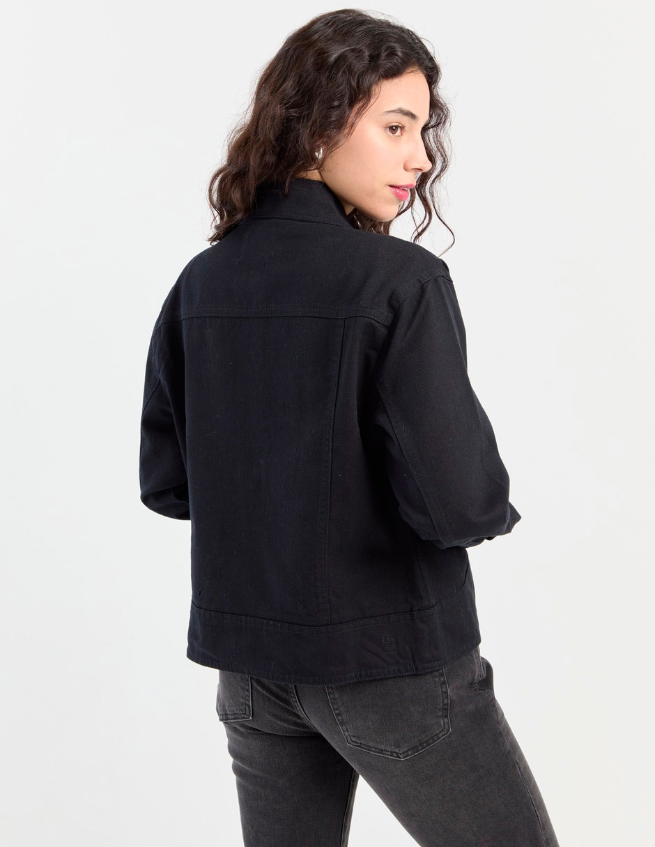 Chamarra denim Mossimo de algodón para mujer