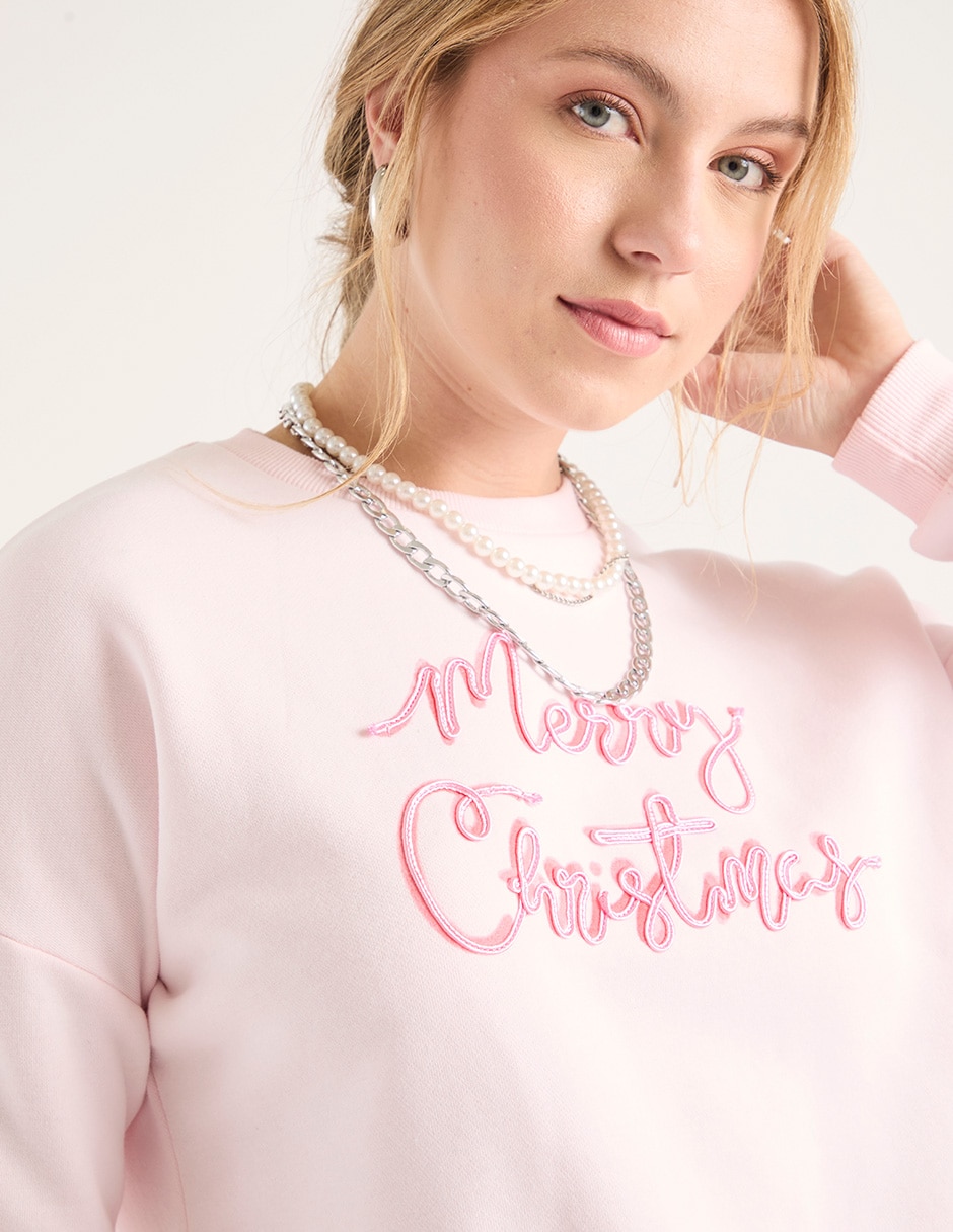 Sudadera navideña para mujer