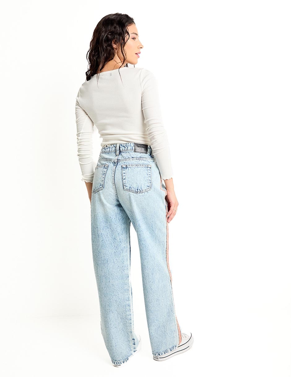 Jeans mom Mossimo corte cintura alta para mujer