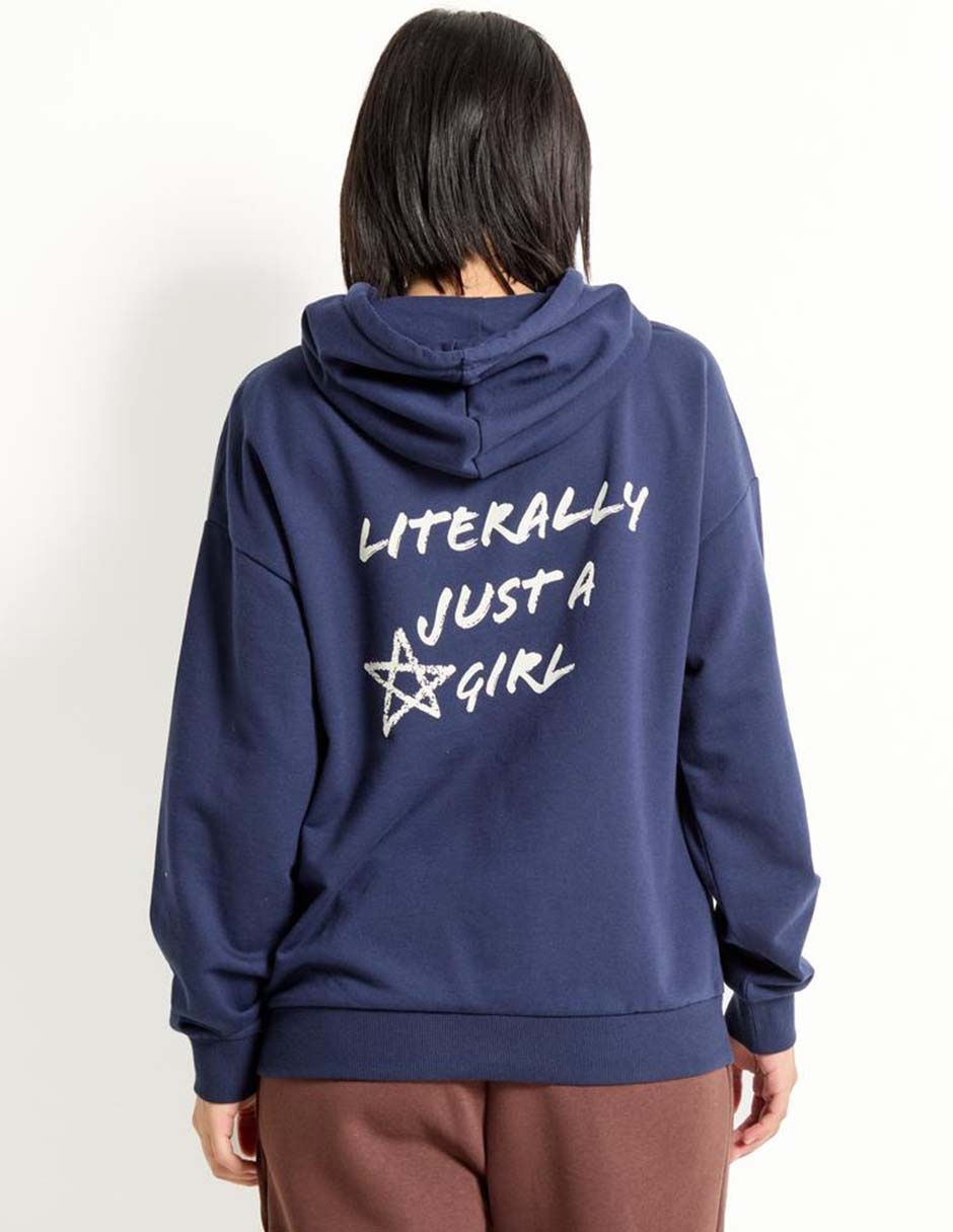 Sudadera con capucha y bolsa para mujer 4