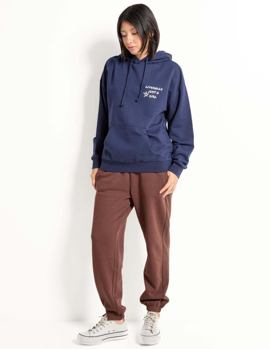 Sudadera con capucha y bolsa para mujer 3