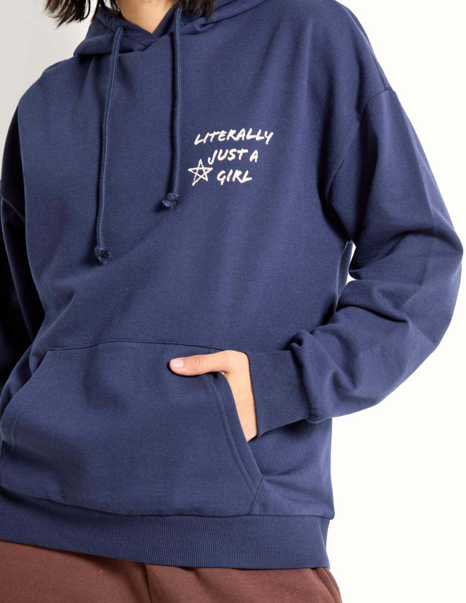 Sudadera con capucha y bolsa para mujer 2