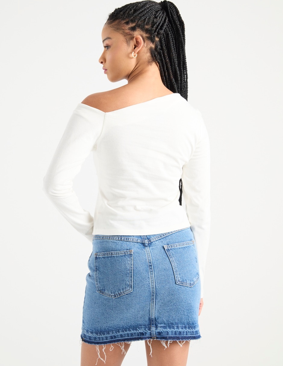 Blusa manga larga para mujer 5