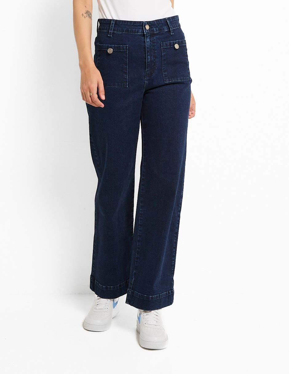 Jeans relaxed amplio para mujer
