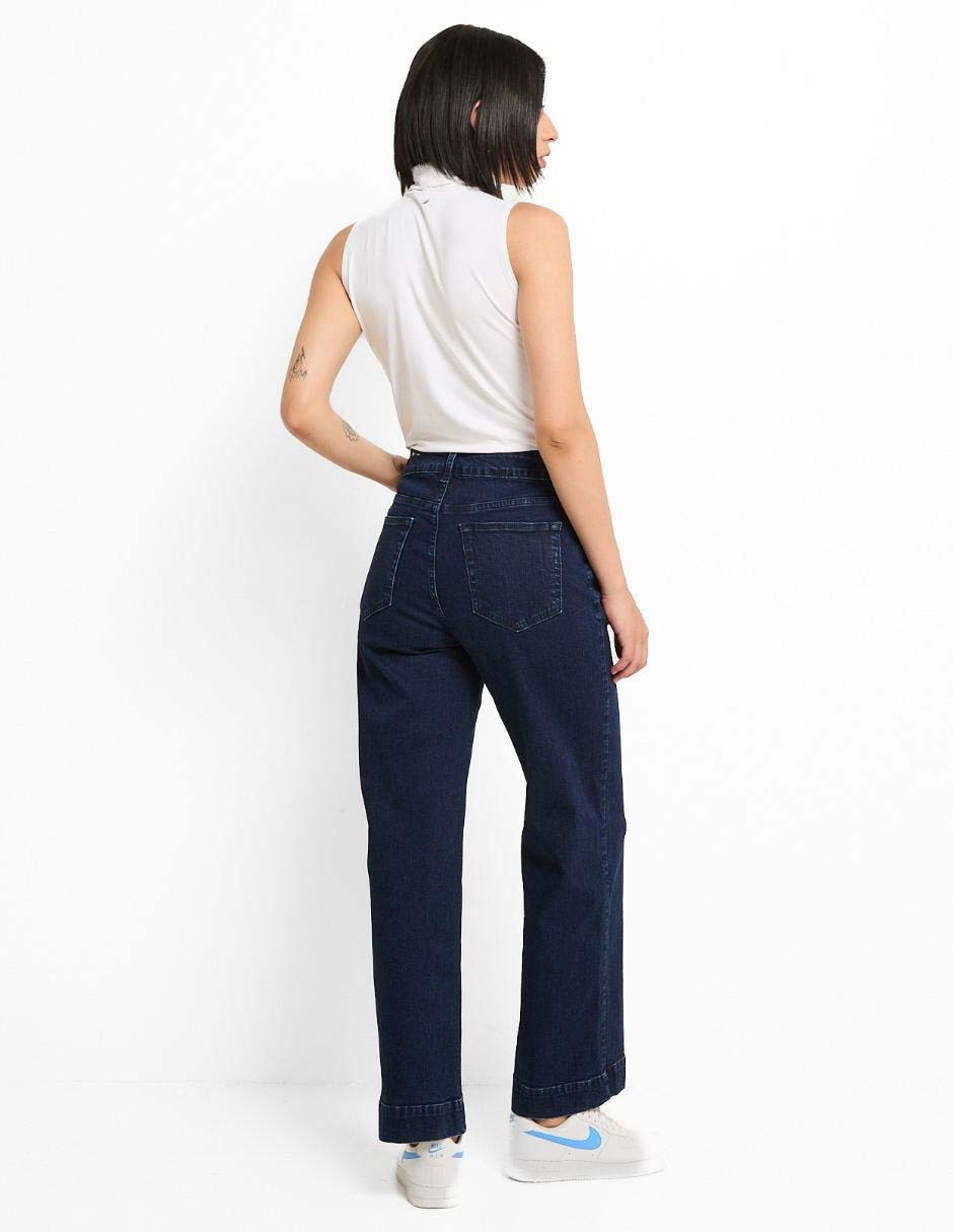 Jeans relaxed amplio para mujer