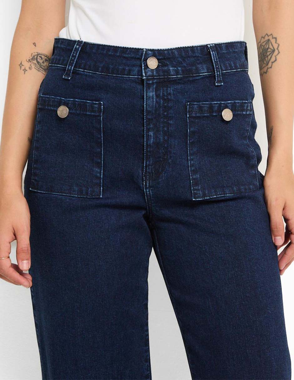 Jeans relaxed amplio para mujer