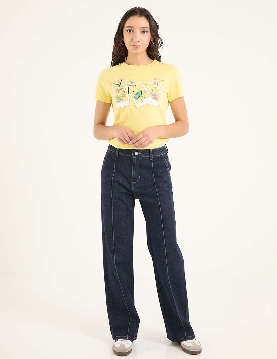 Jeans relaxed straight Mossimo para mujer
