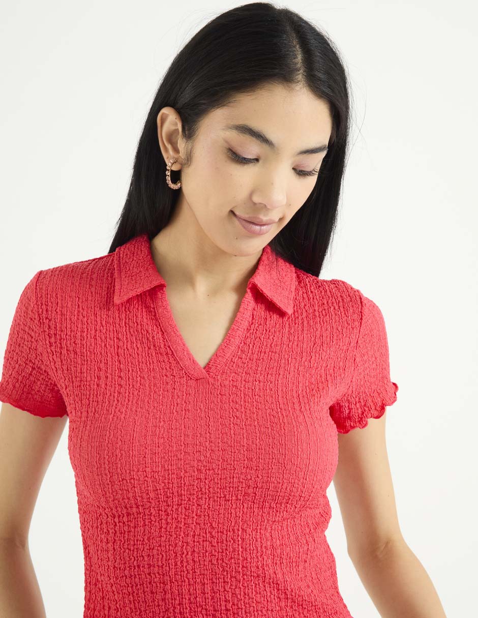 Blusa manga corta para mujer 9