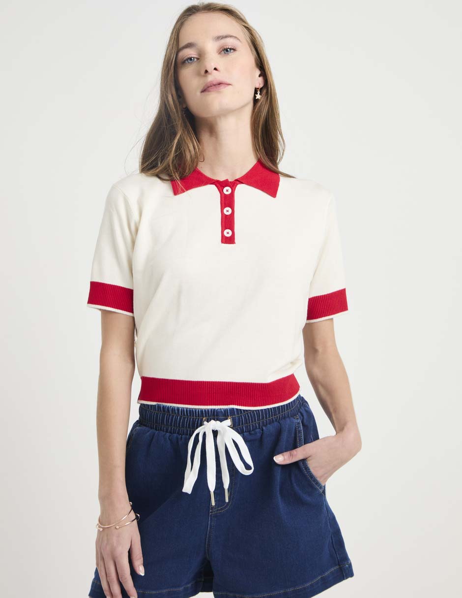 Blusa Mossimo manga corta para mujer