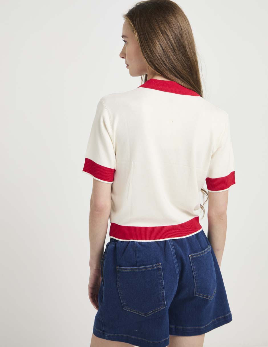Blusa Mossimo manga corta para mujer