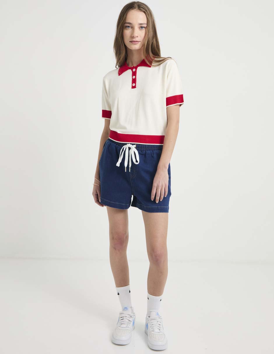 Blusa Mossimo manga corta para mujer