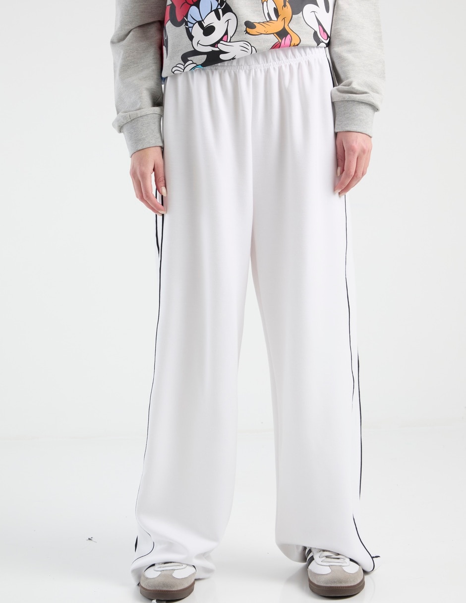 Pants acampanado con elástico para mujer Pants acampanado con elástico para mujer