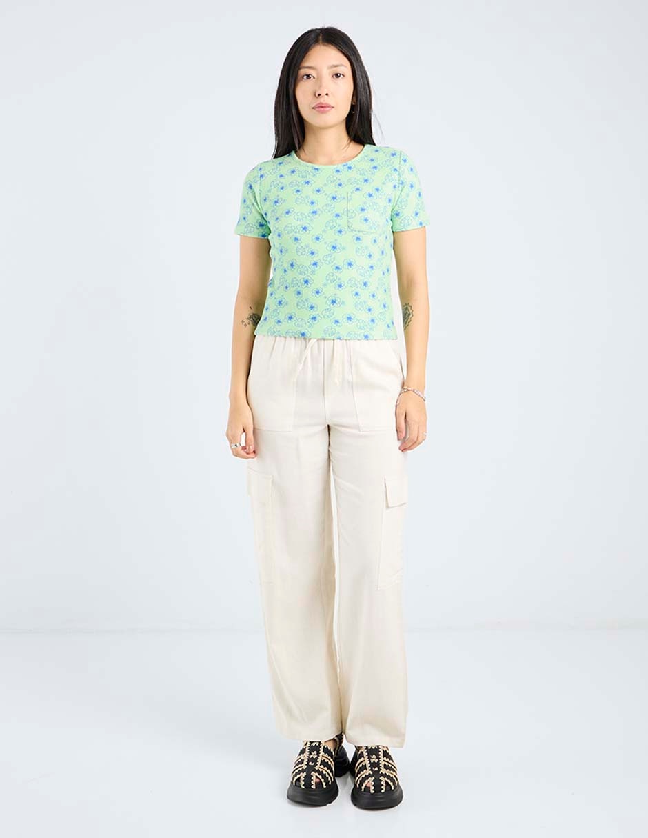 Playera manga corta Mossimo cuello redondo para mujer