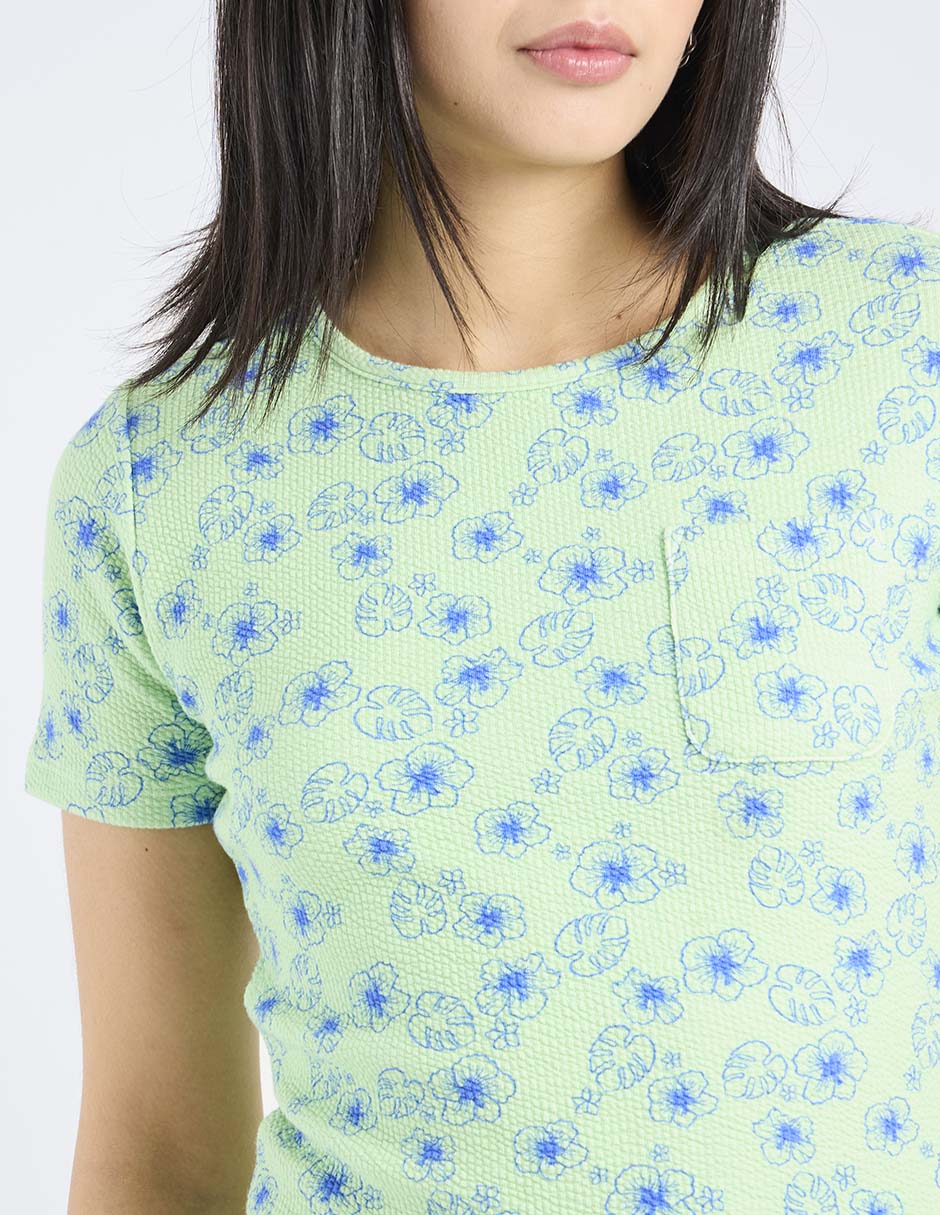 Playera manga corta Mossimo cuello redondo para mujer